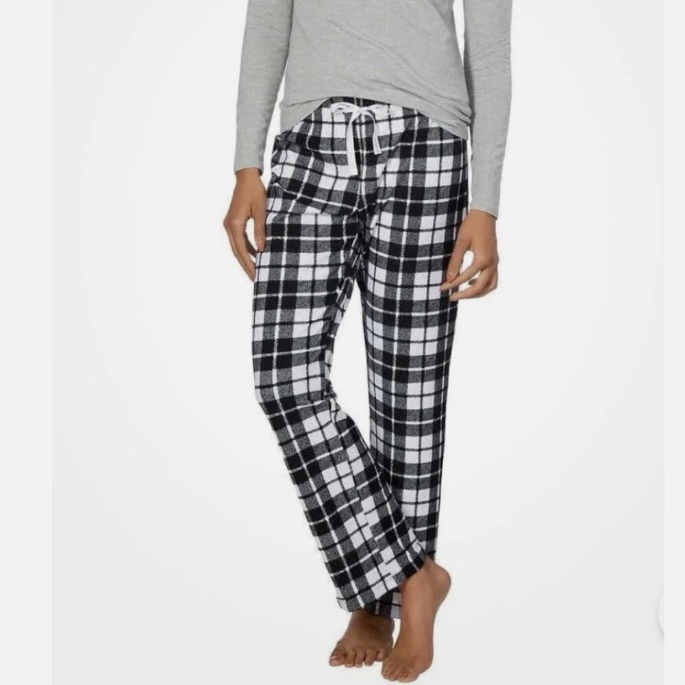 Calvin Klein Plaid Black and White Joggers‎ Large